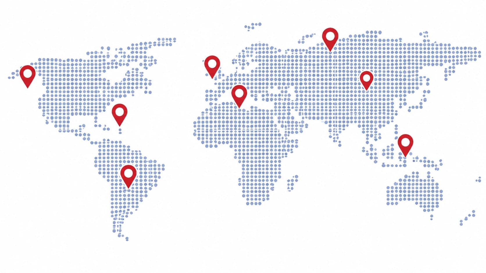 QY Research worldwide presence map